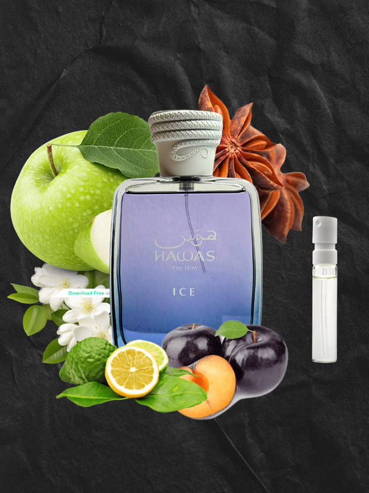 Decant Rasasi "Hawas Ice" 5ml